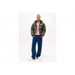 Tommy Jeans Water Repellent Down Hooded Ανδρικό Puffer Μπουφάν με Κουκούλα