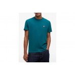 Tommy Jeans Ανδρικό Κοντομάνικο T-Shirt Πετρόλ