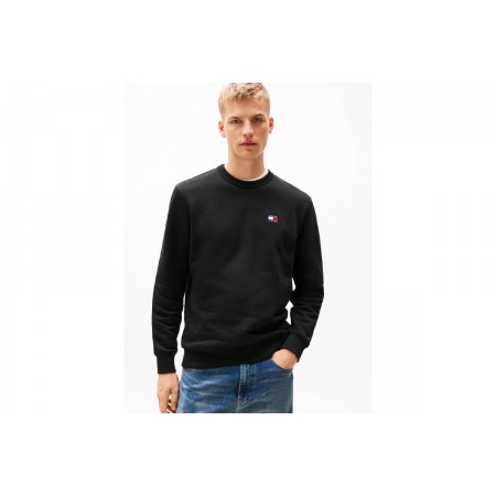 Tommy Jeans Tonal Badge Μπλούζα Με Λαιμόκοψη Ανδρική 