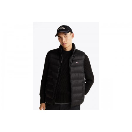 Tommy Jeans LT Down Ανδρικό Αμάνικο Μπουφάν Μαύρο
