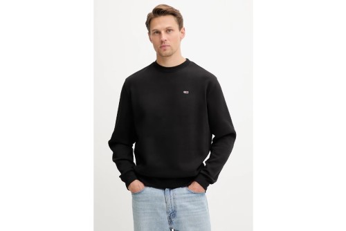 Tommy Jeans Flag Brushed Fleece Μπλούζα Με Λαιμόκοψη Ανδρική (DM0DM20741 BDS)