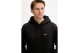 Tommy Jeans Flag Fleece Ανδρικό Φούτερ με Κουκούλα Μαύρο