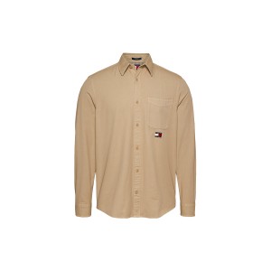Tommy Jeans Reg Washed Twill Ls Πουκάμισο Μακρυμάνικο Ανδρικό (DM0DM20877 ACT)