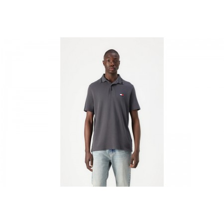 Tommy Jeans Reg Branded Neck Polo Ανδρικό 