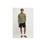Tommy Jeans Ανδρικό Κοντομάνικο T-Shirt Λαδί