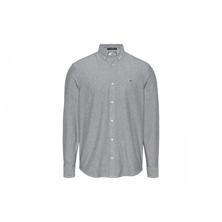 Tommy Jeans Reg Oxford Πουκάμισο Μακρυμάνικο Ανδρικό 