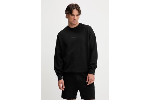 Tommy Jeans Waffle Script Relaxed Fit Μπλούζα Με Λαιμόκοψη Ανδρική (DM0DM21622 BDS)