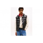Tommy Jeans Light Down Vest Ανδρικό Αμάνικο Μπουφάν Μαύρο