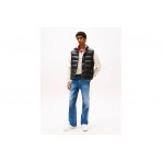 Tommy Jeans Light Down Vest Ανδρικό Αμάνικο Μπουφάν Μαύρο