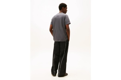 Tommy Jeans Linear Logo Slim T-Shirt Ανδρικό (DM0DM21780 PT2)