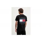 Tommy Jeans Signature City Ανδρικό Κοντομάνικο T-Shirt Μαύρο