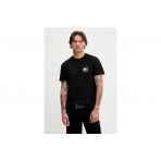 Tommy Jeans Signature City Ανδρικό Κοντομάνικο T-Shirt Μαύρο