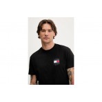 Tommy Jeans Signature City Ανδρικό Κοντομάνικο T-Shirt Μαύρο