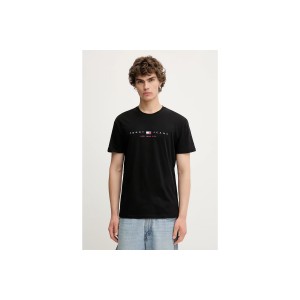 Tommy Jeans Linear Regular Fit T-Shirt Ανδρικό (DM0DM21911 BDS)