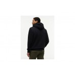 Tommy Jeans Brushed Fleece Ανδρικό Φούτερ με Κουκούλα Μαύρο