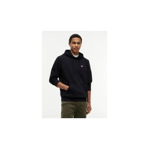Tommy Jeans Badge Brushed Fleece Hoodie Ανδρικό (DM0DM21922 BDS)