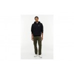 Tommy Jeans Brushed Fleece Ανδρικό Φούτερ με Κουκούλα Μαύρο