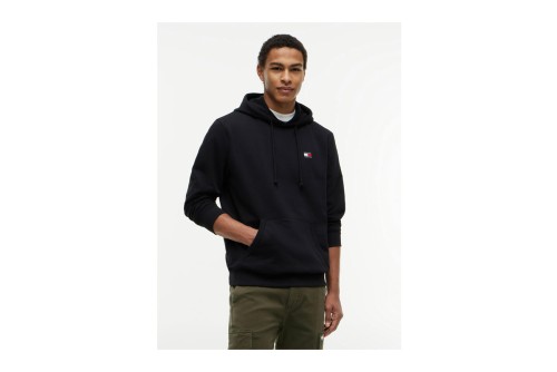 Tommy Jeans Badge Brushed Fleece Hoodie Ανδρικό (DM0DM21922 BDS)