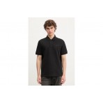 Tommy Jeans Waffle Script Regular Fit Polo Ανδρικό (DM0DM21935 BDS)