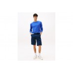 Tommy Jeans Otis Twill Ανδρική Βερμούδα Cargo Μπλε Σκούρο