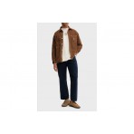 Tommy Jeans Logo Relaxed Corduroy Πουκάμισο Μακρυμάνικο Ανδρικό (DM0DM22016 GVP)