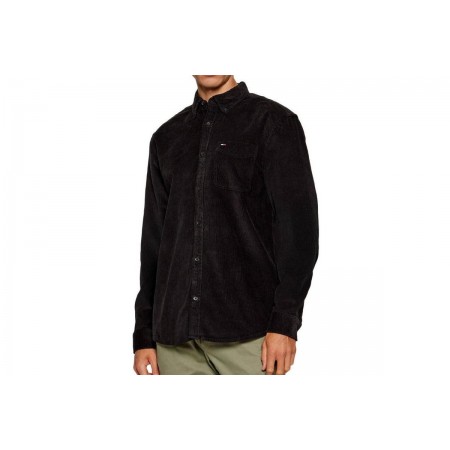 Tommy Jeans Regular Fit Corduroy Πουκάμισο Μακρυμάνικο Ανδρικό 