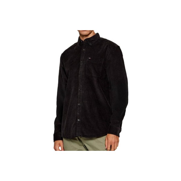 Tommy Jeans Regular Fit Corduroy Πουκάμισο Μακρυμάνικο Ανδρικό (DM0DM22021 BDS)