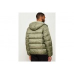 Tommy Jeans Tonal Logo Hooded Μπουφάν Puffer Ανδρικό (DM0DM22044 M1L)