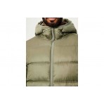 Tommy Jeans Tonal Logo Hooded Μπουφάν Puffer Ανδρικό (DM0DM22044 M1L)
