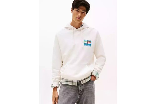 Tommy Jeans Back Graphic Terry Hoodie Ανδρικό (DM0DM22077 YBH)