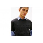 Tommy Jeans Tonal Flag Regular Fit T-Shirt Ανδρικό (DM0DM22312 BDS)