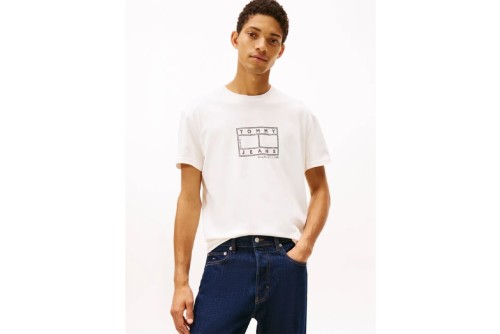 Tommy Jeans Logo Stamp T-Shirt Ανδρικό (DM0DM22317 YBH)
