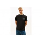 Tommy Jeans Signature Back Logo Ανδρικό Κοντομάνικο T-Shirt Μαύρο