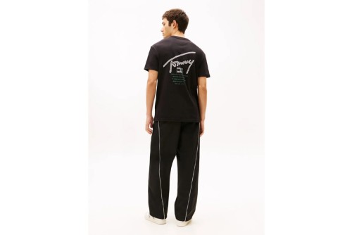 Tommy Jeans Signature Back Logo T-Shirt Ανδρικό (DM0DM22320 BDS)