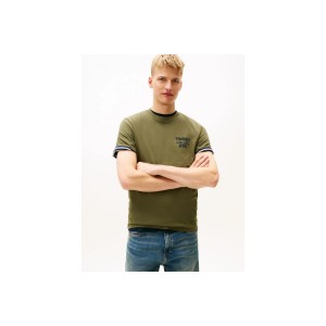 Tommy Jeans Entry Bills T-Shirt Ανδρικό (DM0DM22321 GY1)