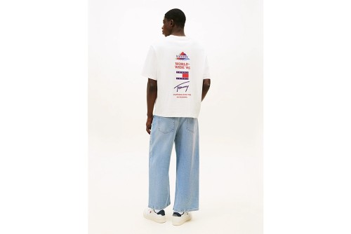 Tommy Jeans 90S Multi Back Logo T-Shirt Ανδρικό (DM0DM22337 YBH)