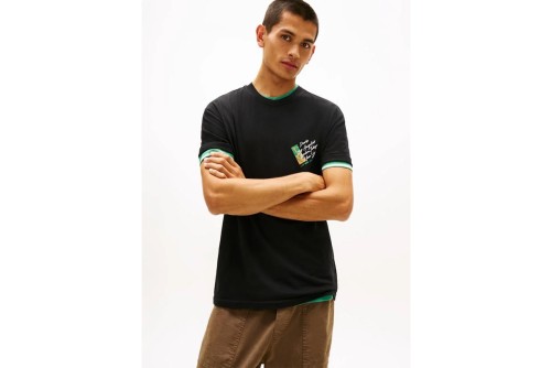 Tommy Jeans Regular Signature Shift T-Shirt Ανδρικό (DM0DM22533 BDS)