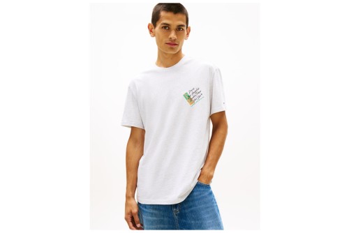 Tommy Jeans Signature Back Logo Jersey T-Shirt Ανδρικό (DM0DM22533 P08)