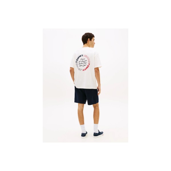 Tommy Jeans Circular Back Logo Relaxed T-Shirt Ανδρικό (DM0DM22535 YBH)