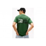 Tommy Jeans Back Logo Relaxed Jersey Ανδρικό Κοντομάνικο T-Shirt