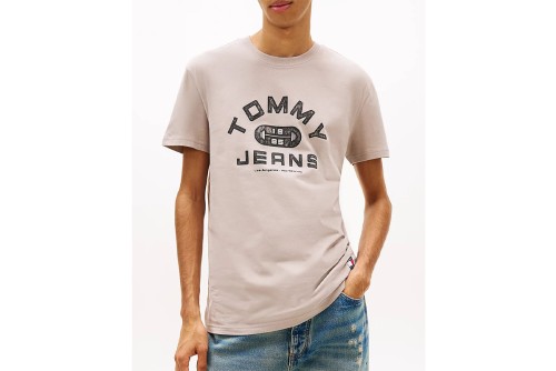 Tommy Jeans Graphic Jersey T-Shirt Ανδρικό (DM0DM22551 PKE)