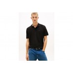 Tommy Jeans Regular Essential Ανδρικό Κοντομάνικο Polo Μαύρο