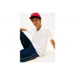 Tommy Jeans Regular Essential Ανδρικό Κοντομάνικο Polo Λευκό