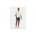 Tommy Jeans Ronnie Whiskered Slim Ανδρική Βερμούδα Τζιν Μπλε
