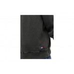 Tommy Jeans Waffle Knit Relaxed Ανδρική Μακρυμάνικη Πλεκτή Μπλούζα Ανθρακί