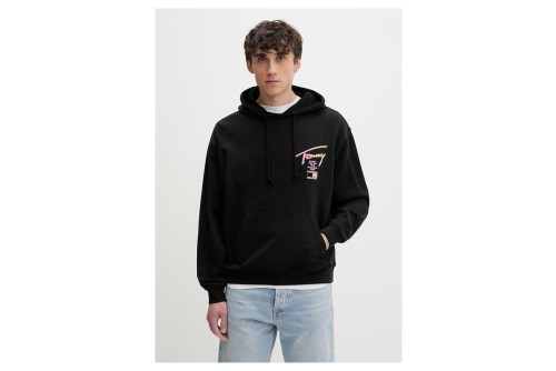 Tommy Jeans Signature Back Logo Relaxed Hoodie Ανδρικό (DM0DM23129 BDS)