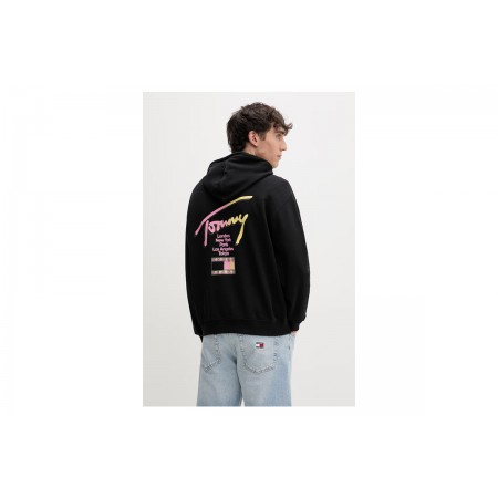 Tommy Jeans Signature Back Logo Relaxed Hoodie Ανδρικό 