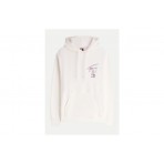 Tommy Jeans Signature Back Logo Relaxed Ανδρικό Φούτερ με Κουκούλα Εκρού