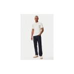 Tommy Jeans Signature Logo Peached Jersey Ανδρικό Κοντομάνικο T-Shirt Λευκό