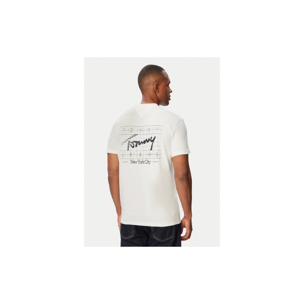 Tommy Jeans Signature Logo Peached Jersey T-Shirt Ανδρικό (DM0DM23177 YBL)